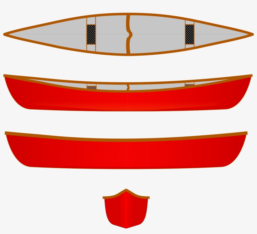 This Free Icons Png Design Of Canoe, Multiple Views, transparent png download