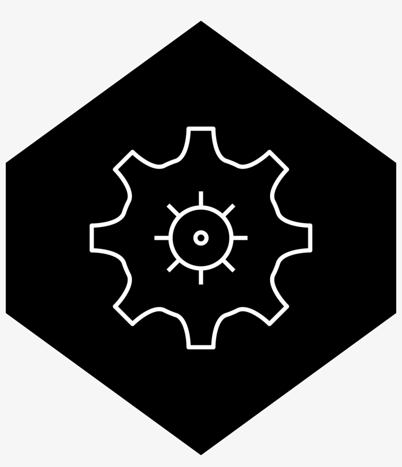 Icon Cog Contained - Profile Setting Icon, transparent png download