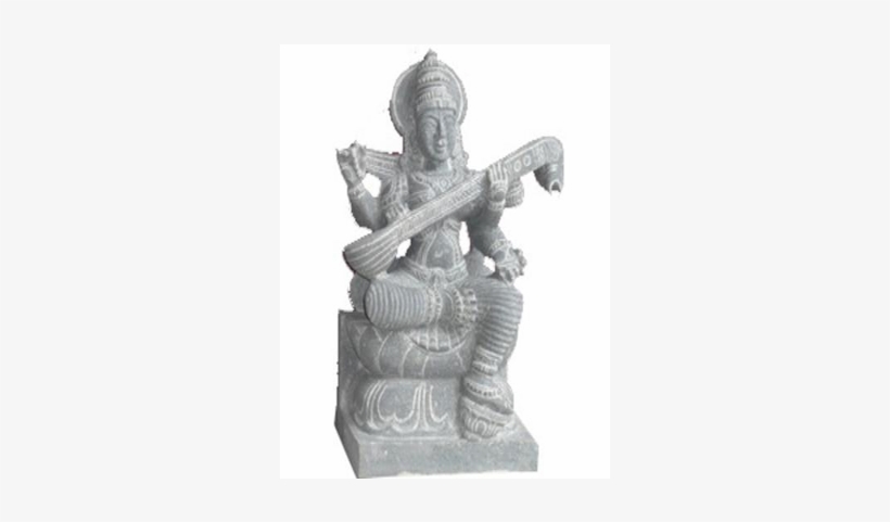 Saraswathi Statue - Statue, transparent png download