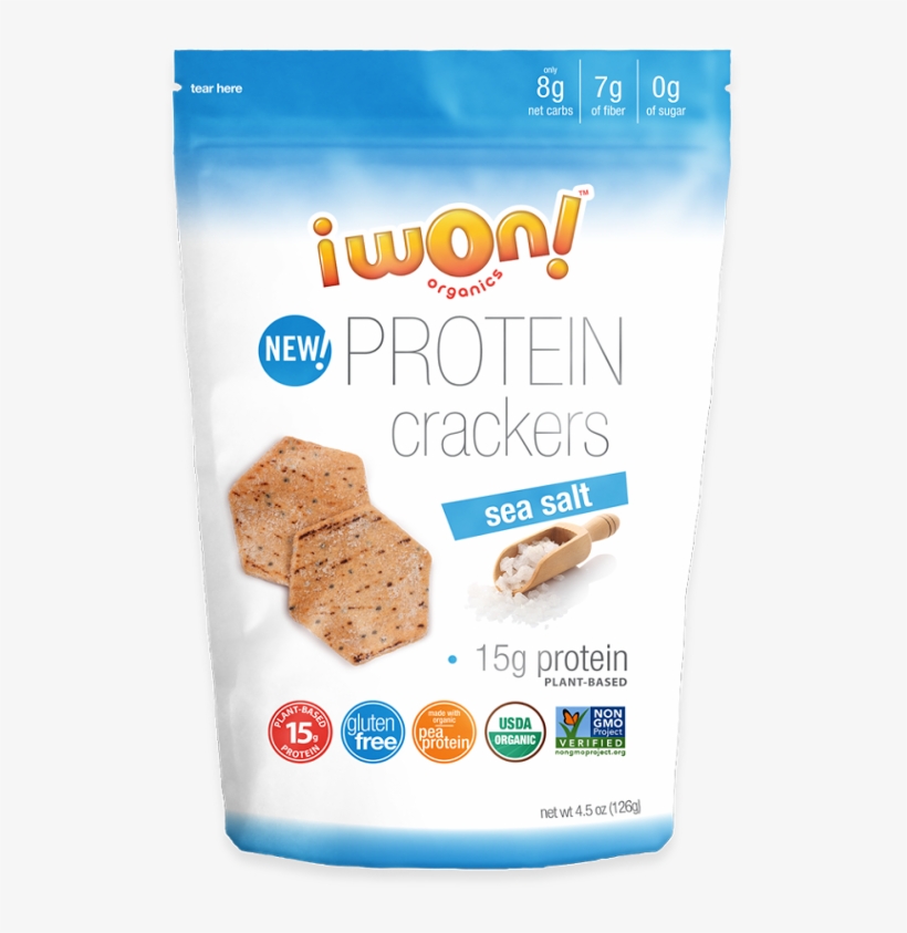 Won Organics Protein Chips, Sriracha - 1.5 Oz, transparent png download