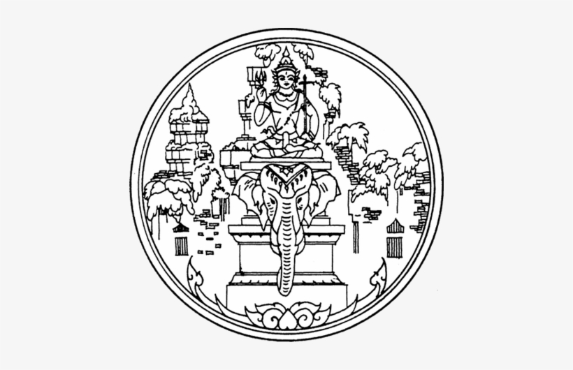 Durga Drawing Hinduism - ตรา ประจำ จังหวัด สุรินทร์, transparent png download