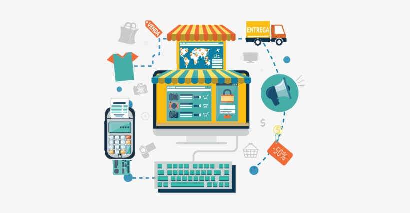 E-commerce, transparent png download