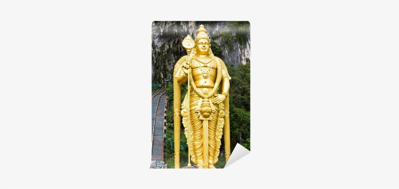 Statue Of Hindu God Muragan At Batu Caves, Kuala-lumpur - Batu Caves, transparent png download