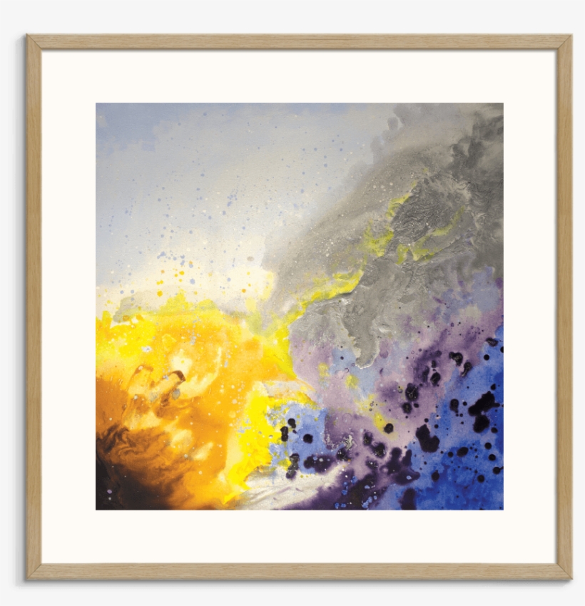29jll Pfwt Spring Rain Ii1 - Spring Rain Ii, Gallery Wrapped Canvas, 40"x40", White,, transparent png download