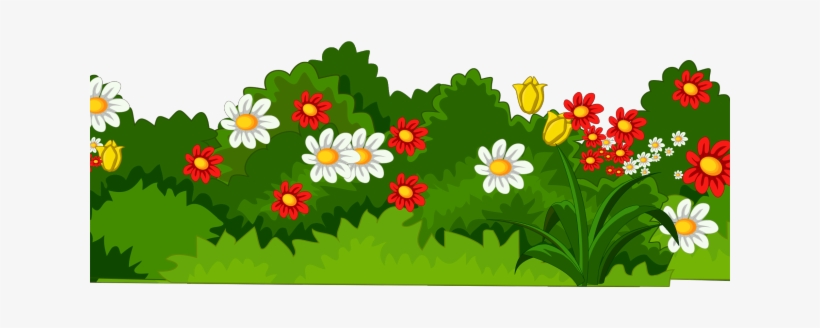 Original - Grass With Flowers Clipart, transparent png download