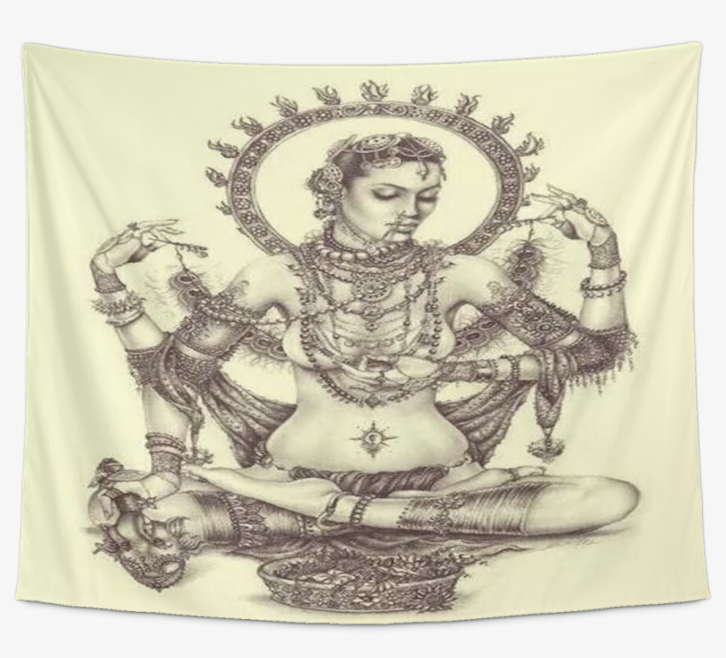 Hindu Goddess Deity Divine Feminine Lakshmi Spiritual - Mythology, transparent png download