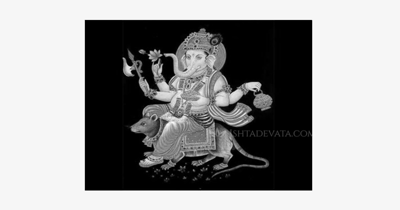God Ganesha's Mooshika Vahana Sloka And Its Meaning - Good Morning Ganesh Image Download, transparent png download