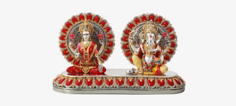 Lakshmi & Ganesha - Statue, transparent png download