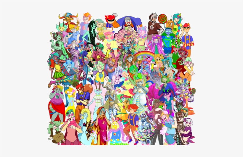 Here's The Tricksters Drawpile For The Homestuck Artists - Homestuck Credits Trickster Mode, transparent png download