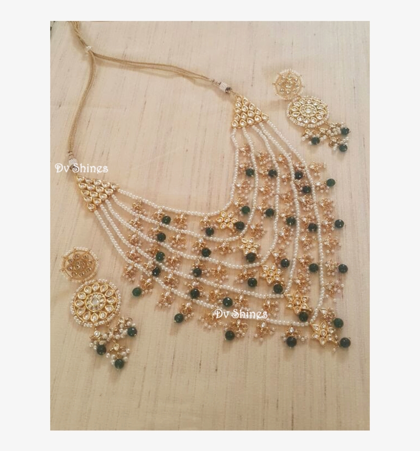 Adorable Five Layer Kundan Rani Haar Necklace ,kundan - Kundan, transparent png download