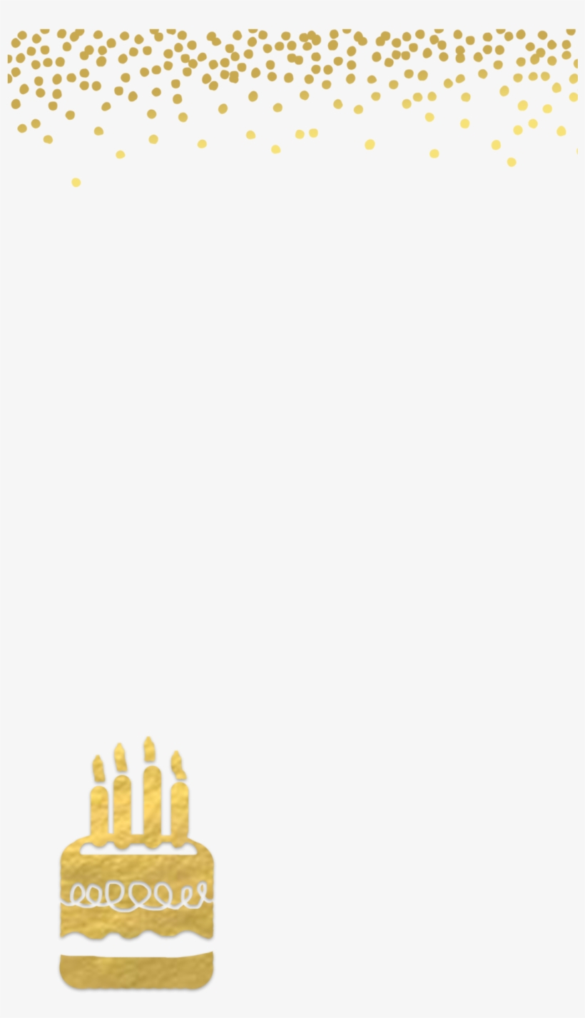 Golden Birthday Cake Png, transparent png download