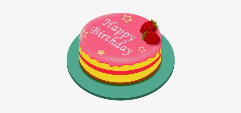 Birthday Cake, Happy Birthday, Cake - Happy Birthday, transparent png download