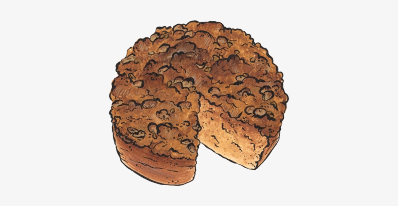 New Deli Crumb Cake - Wood, transparent png download