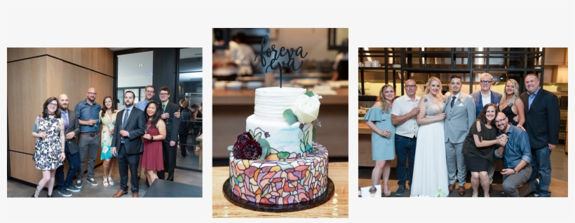 The Wedding Cake And Guests Mingling At Ashley And, transparent png download