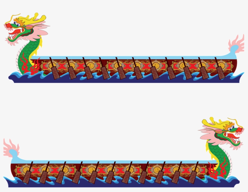 Painted Dragon Boat Festival Dragon Boat Painting High - 端午 节 龙舟, transparent png download
