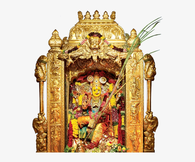 శ్రీ రాజరాజేశ్వరి దేవి - Vijayawada Kanaka Durga Images Hd, transparent png download