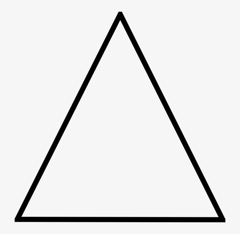 Black31902640 - Nature Element Triangle Png, transparent png download