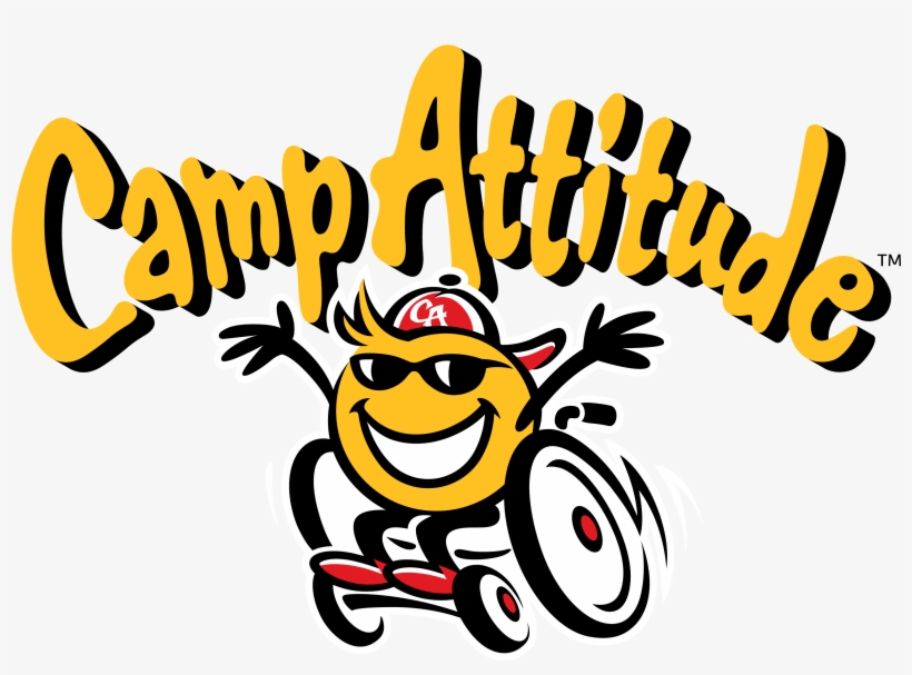 9a Camp Attitude Arched Type With Mascot - Camp Attitude, transparent png download