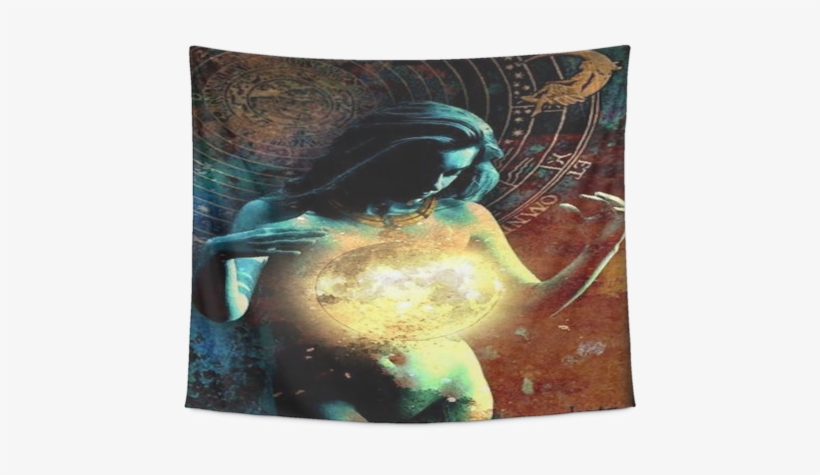 Sacred Astrology Astronomy Moon Goddess Light Spiritual - Art, transparent png download