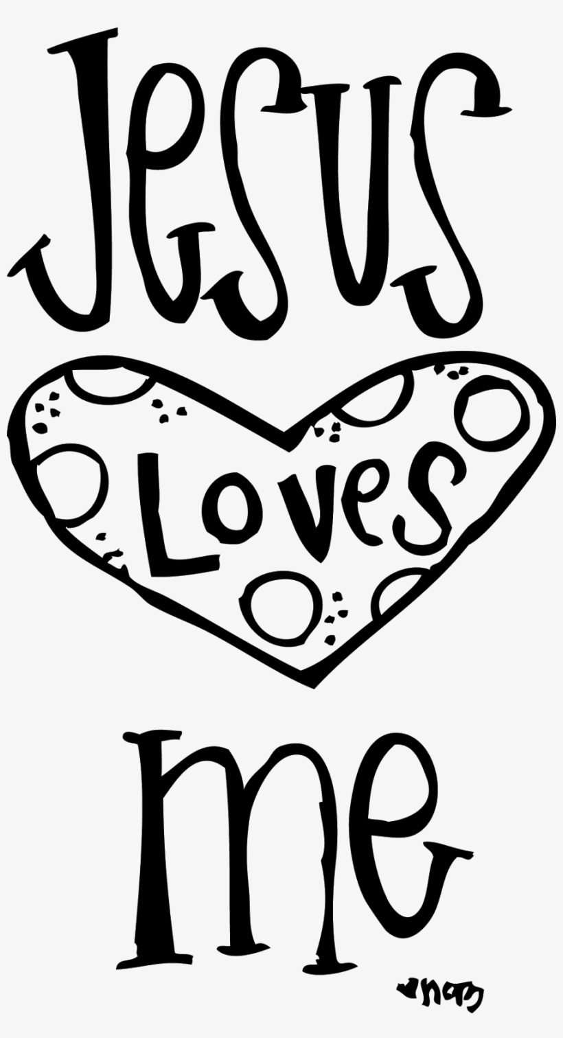 Digital - God Loves Me Clipart, transparent png download