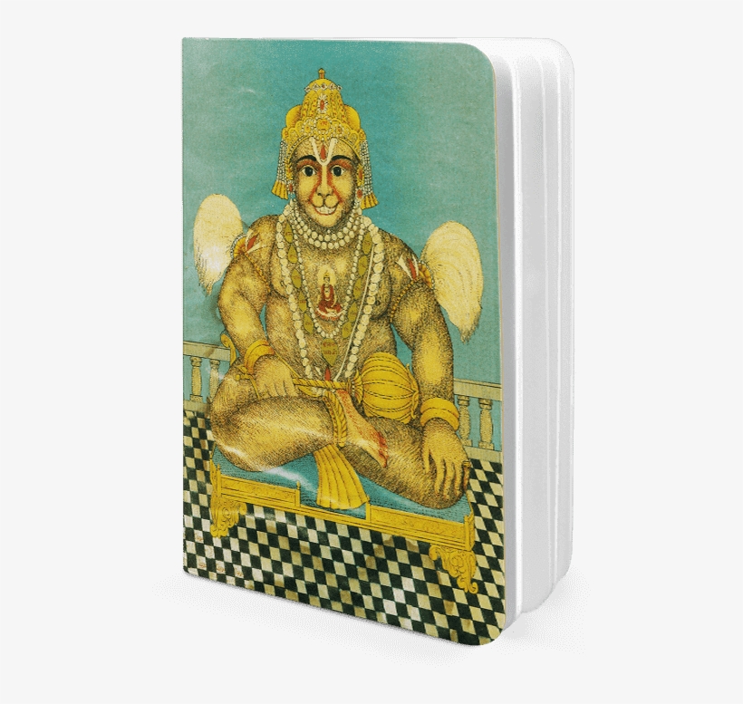 Dailyobjects Indian Mythology Hanuman Necklace A6 Notebook - Sitting, transparent png download