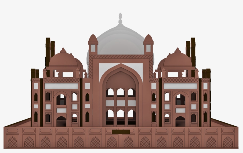 17s 91 Htb 01 - Humayun Tomb Model Kit, transparent png download