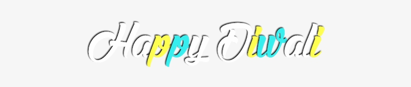 Happy Diwali Png For All Editors - Calligraphy, transparent png download