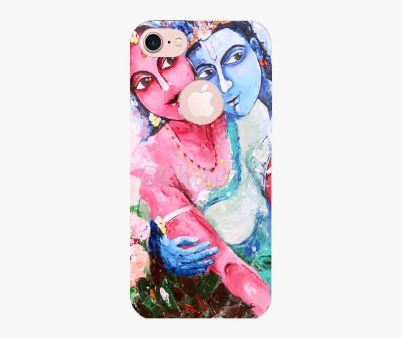 Radhe Krishna Mobile Cover Exclusively Designed By - Mobile Phone, transparent png download