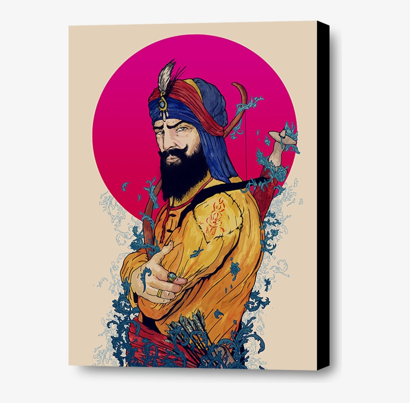Guru Hargobind Sahib Ji Sache Patshah - Sikh Artist, transparent png download
