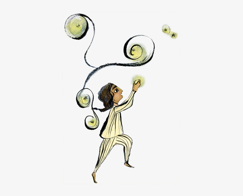 Girl Fireflies - Saffron Press, transparent png download