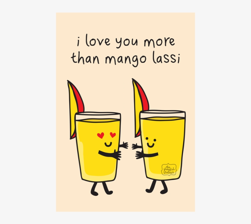 Greeting Cards - Mango Love You, transparent png download