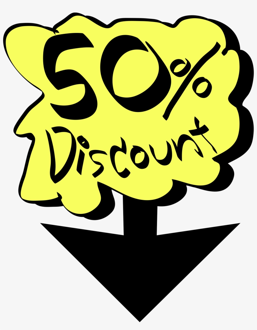 This Free Icons Png Design Of 50% Discount, transparent png download