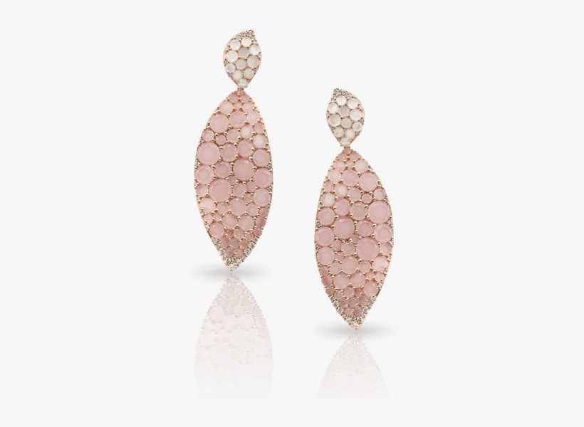 Lakshmi Rose Gold Earrings - Jewellery, transparent png download