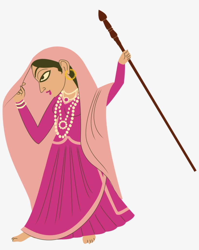 Eternal Love Of Krishna - Illustration, transparent png download