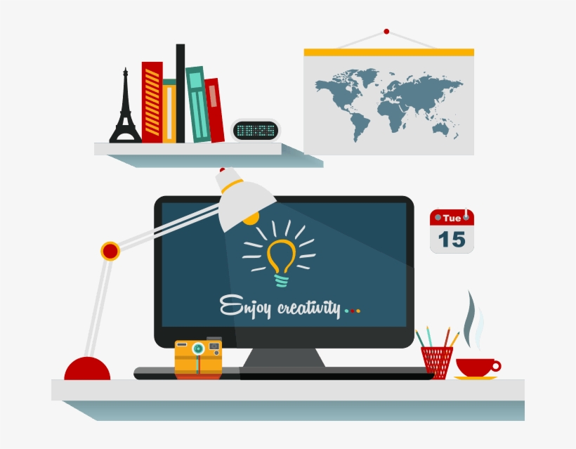 Introduction - Clean Workplace Flat Design, transparent png download