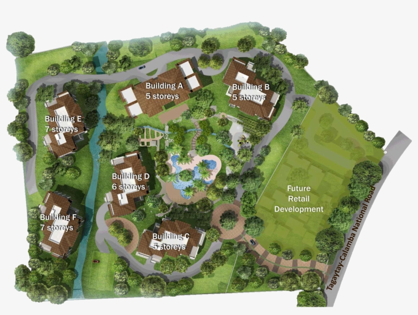 Kasa Luntian's Masterplan - Master Plan Of Tagaytay City, transparent png download
