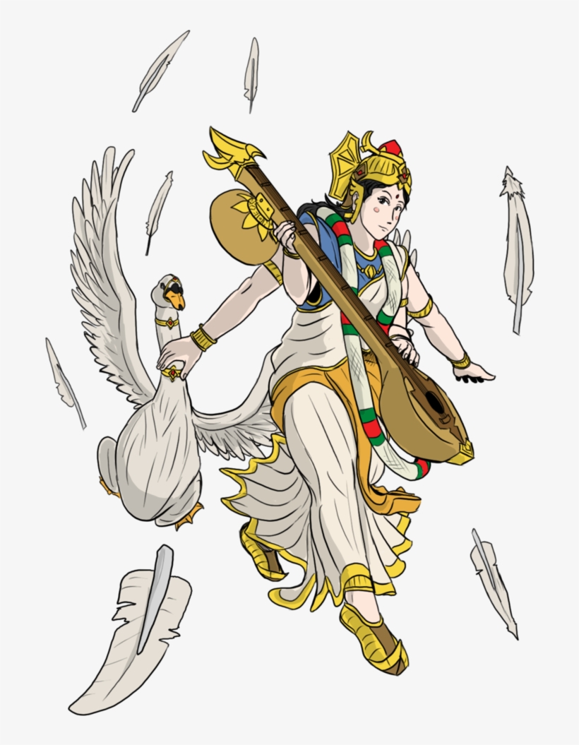 The Sacred Swan By Vachalenxeon - Cartoon, transparent png download