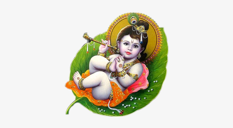 Lord Krishna Png Image With Calf - Krishna Png, transparent png download
