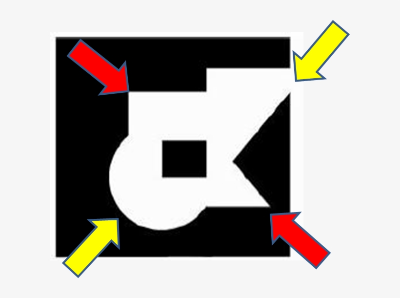 Also, Don't Forget The Shape Of The Center Black Rectangle - Graphic Design, transparent png download