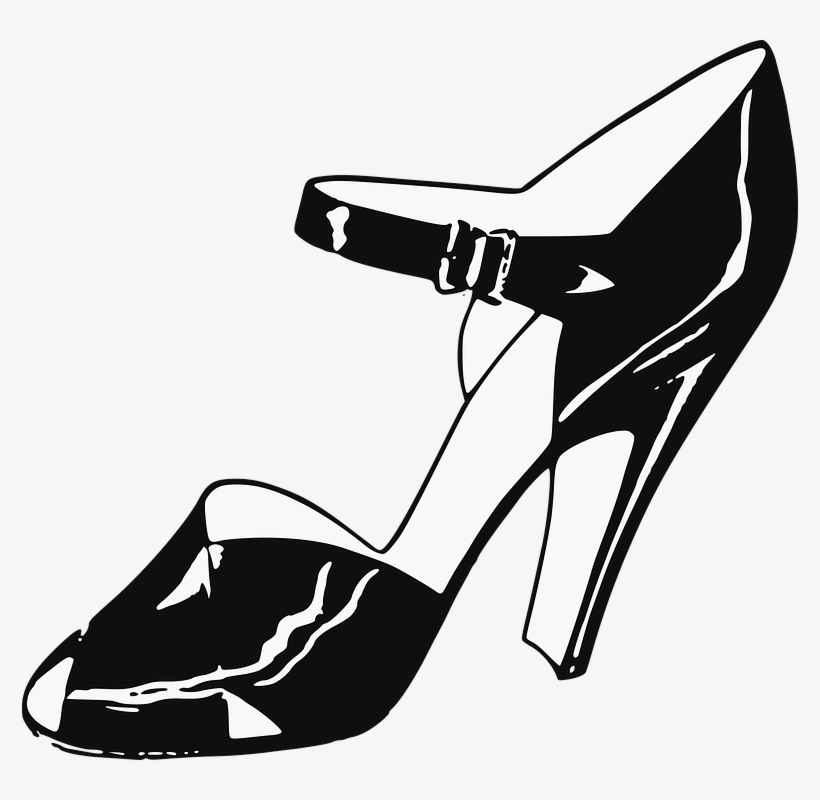 Banner Library Lady Shoe Frames Illustrations Hd Images - Shoe Clipart, transparent png download