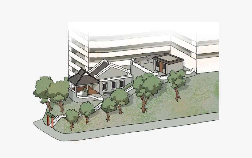 Later, A Tin Hau Temple Was Built At The Back Of The - Cartoon, transparent png download