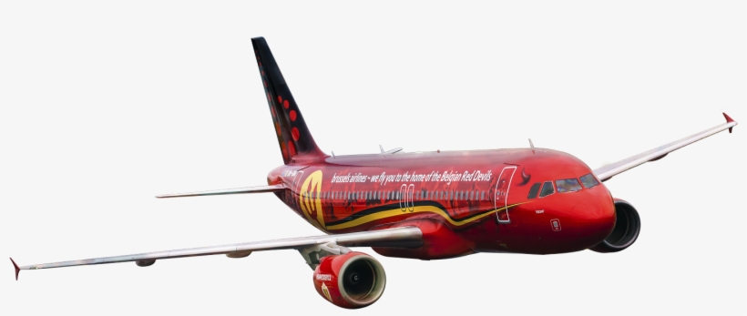 Plane Plane - Brussels Airlines Red Devils, transparent png download