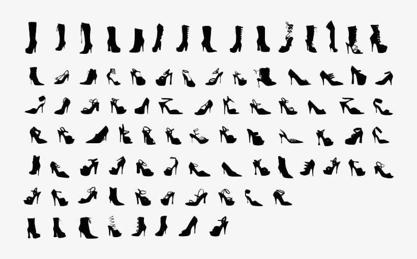 Women Shoes Vector Free Download - Shoes Vector Free Download, transparent png download