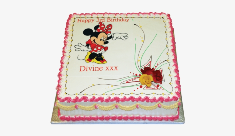 Minnie Cake - Cake, transparent png download