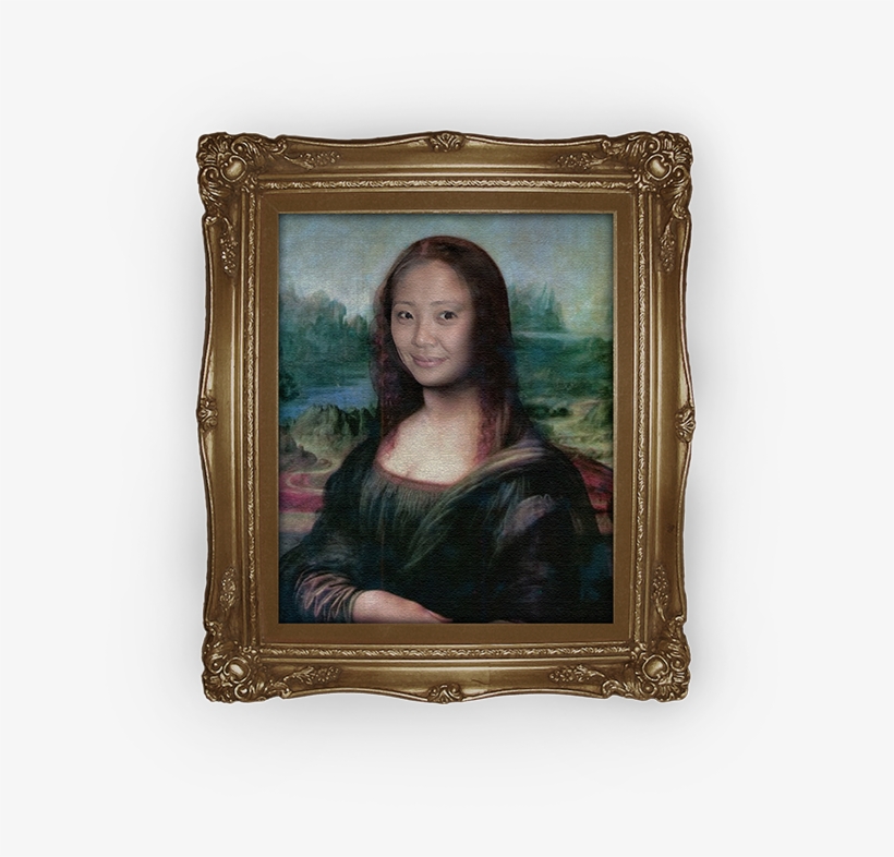 Incorrect Combination - Mona Lisa Print Out, transparent png download