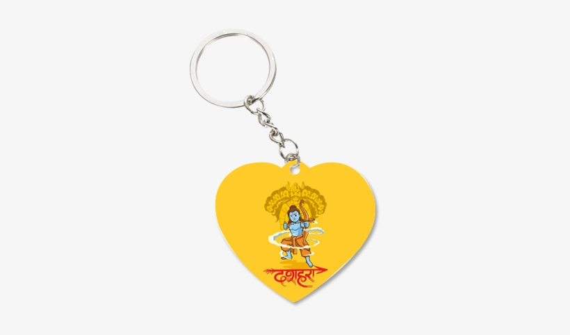 Ram And Ravan Dussehra Key Chain - Keychain, transparent png download