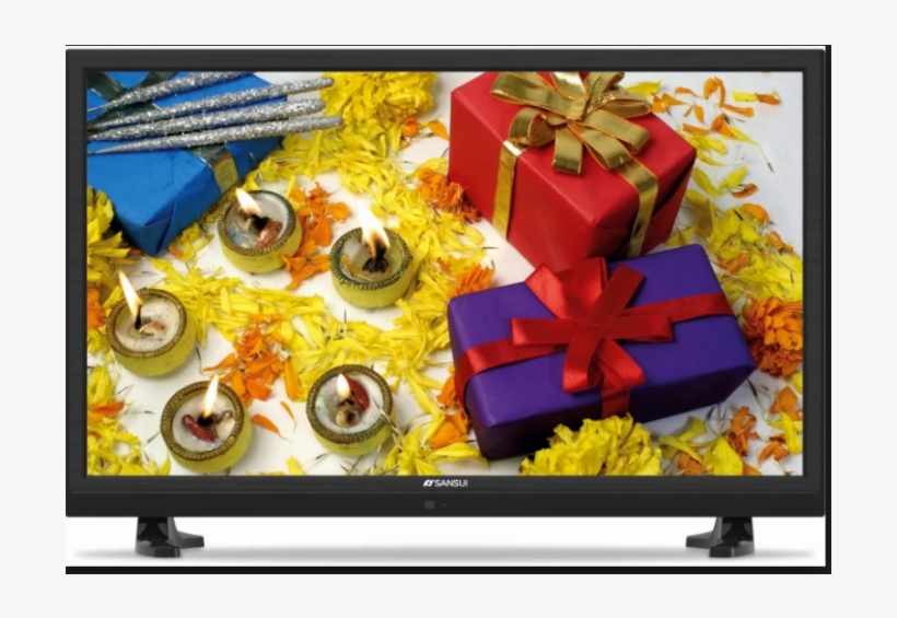 Sansui 98cm Full Hd Led 3 X Hdmi, 2 X Usb) - Diwali Gift Background, transparent png download