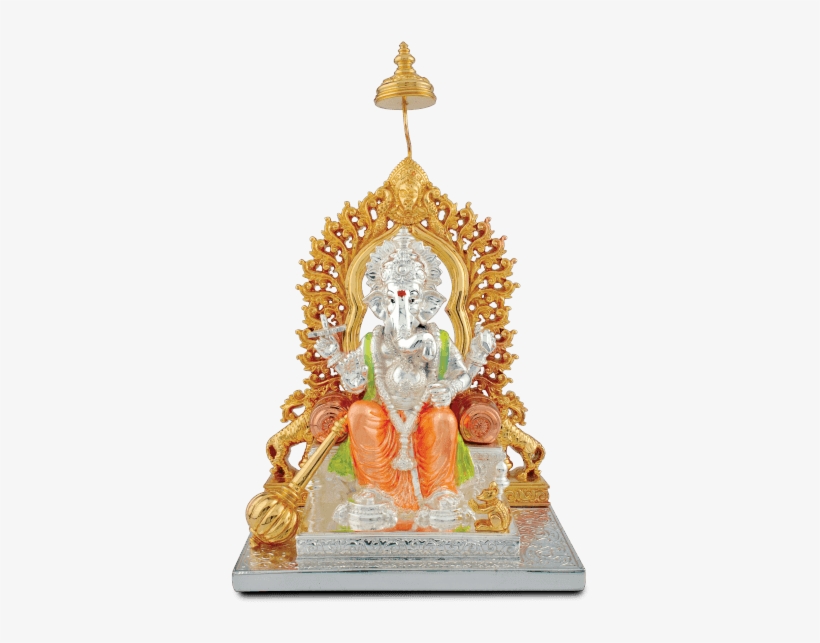 Three Tone Ganesh - Statue, transparent png download