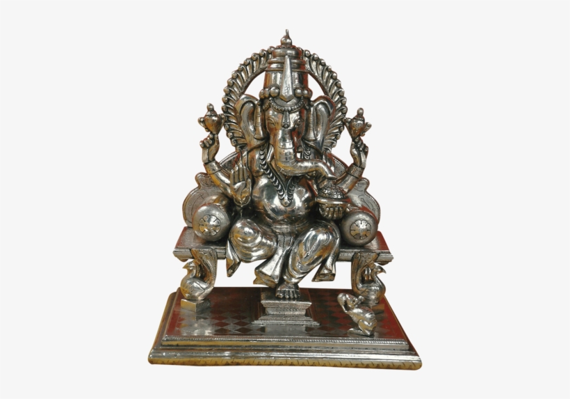 Silver God Idol - Statue, transparent png download