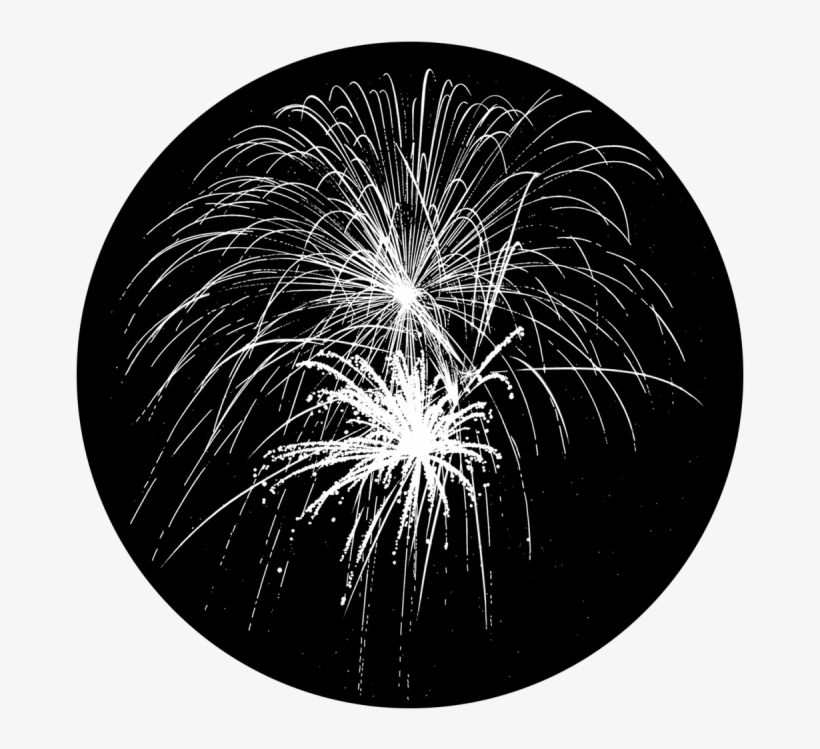 Fireworks - Superresolution He-1082 Apollo Fireworksglass Gobo, transparent png download